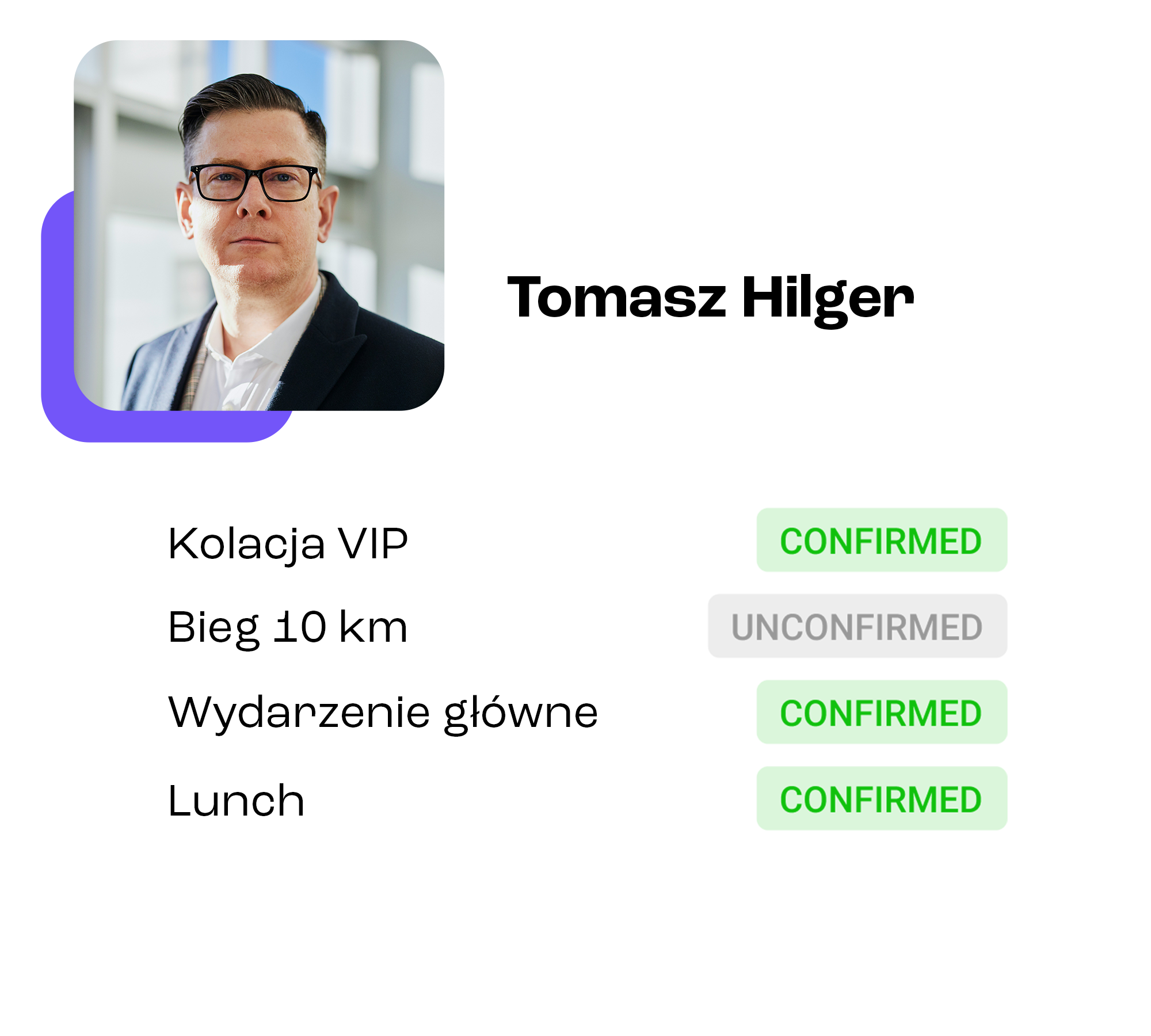 Efficient check-in management across multiple side events