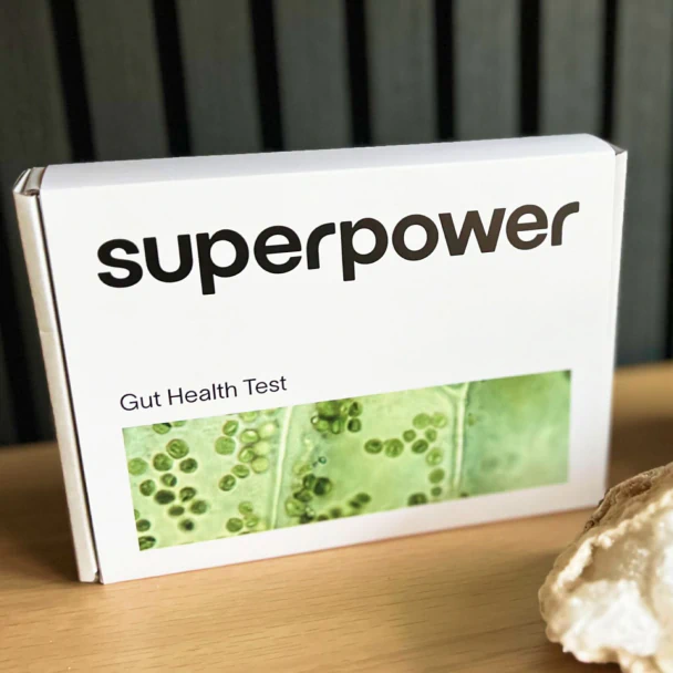 Superpower co-branded tiny health test kit