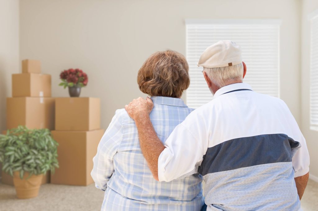 senior couple looking for Local Moving Companies