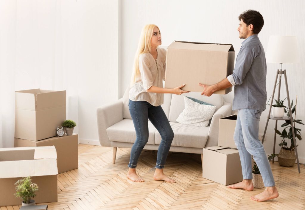 a couple needing Pickup and Delivery Services