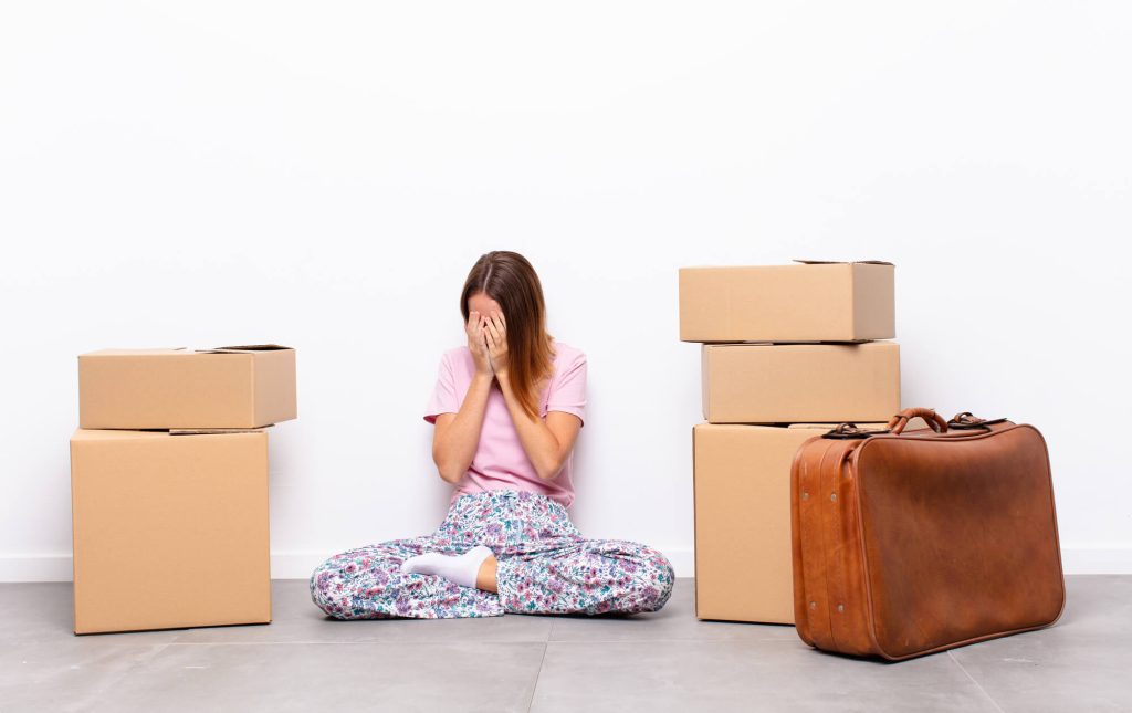 woman needing Professional Packing Services