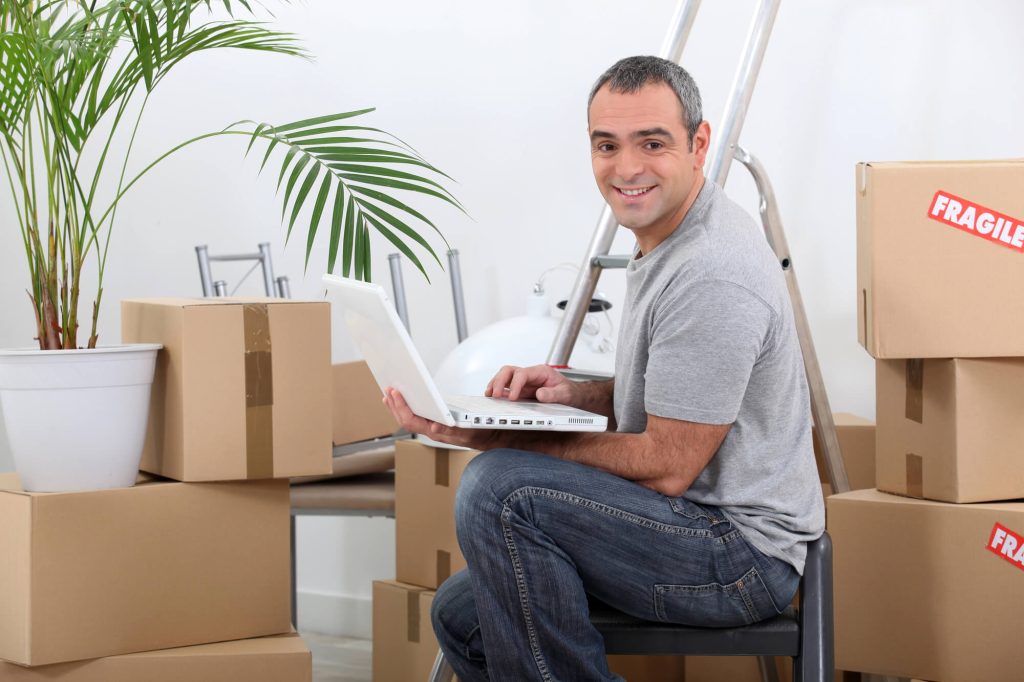 business owner looking for corporate moving companies