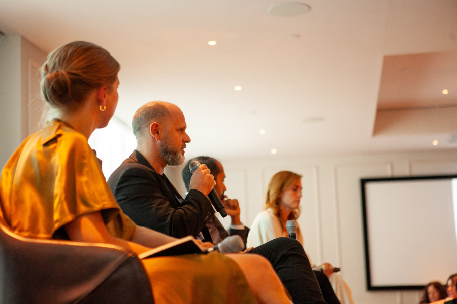 Martin Wainstein speaking at CEO summit