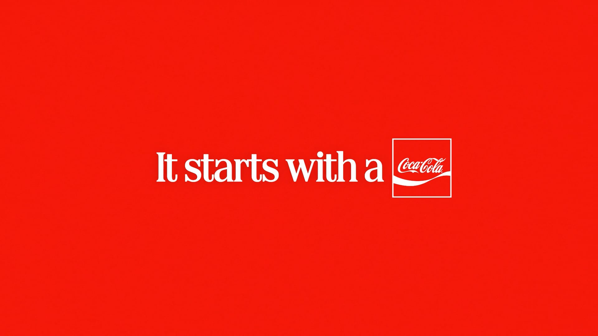 Coca-Cola “It Starts with a Coca-Cola” AI commercial, created by Ole Colon