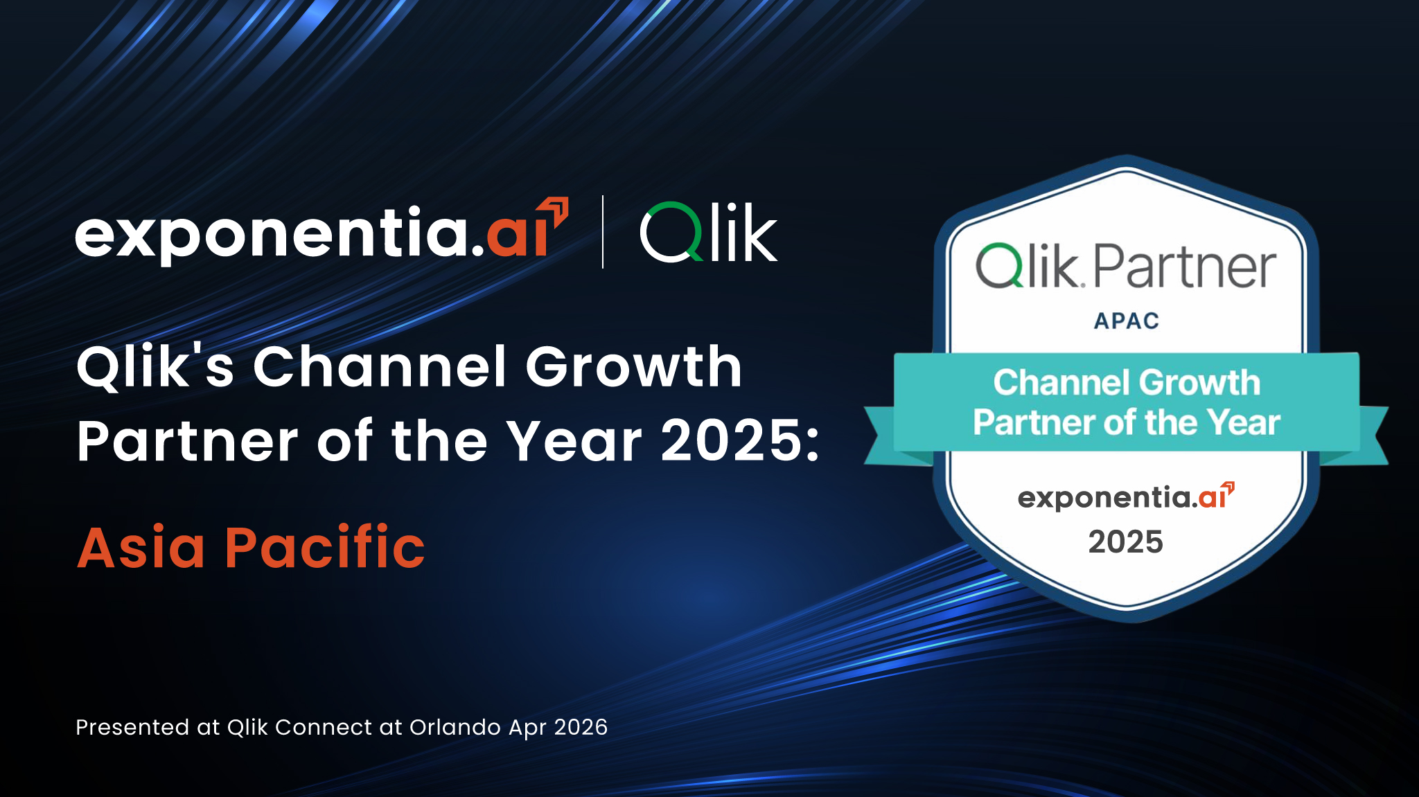 Qlik Channel Growth Partner of the Year 2025 – Asia Pacific (presented in 2026)
