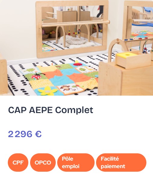 Quelle préparation au CAP AEPE choisir ?