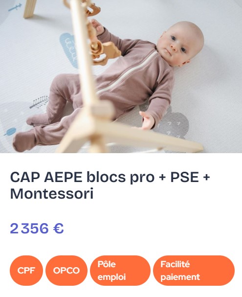 Quelle préparation au CAP AEPE choisir ?