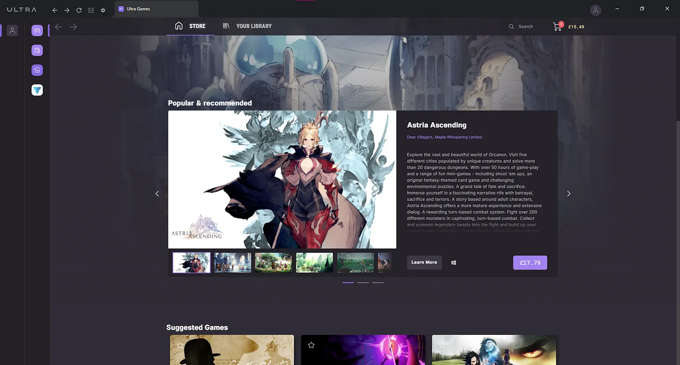 ultra blockchain crypto uos play2earn nft