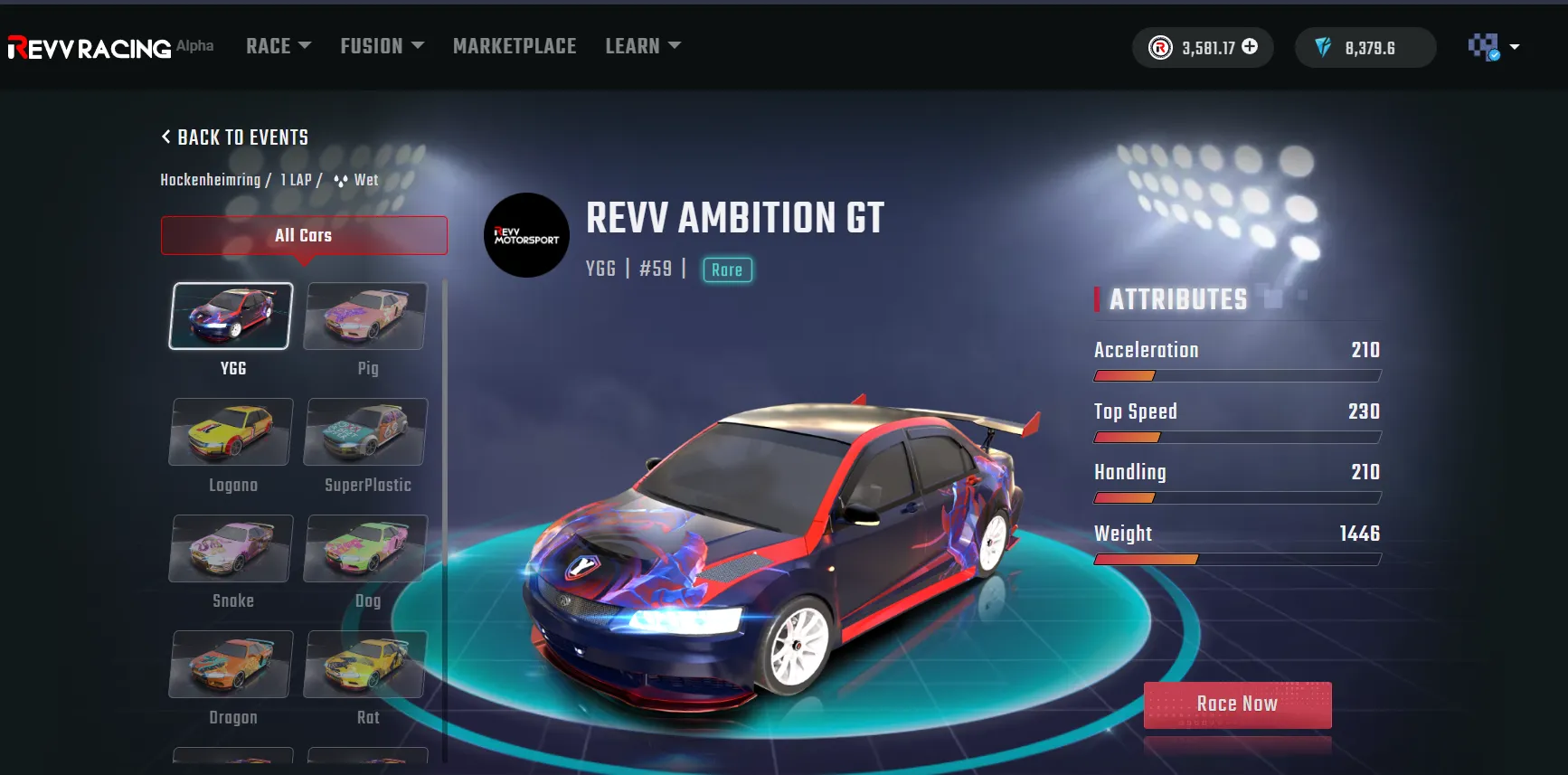 revv racing, play2earn, crypto, blockchain, nft, polygon, web3, race , gaming
