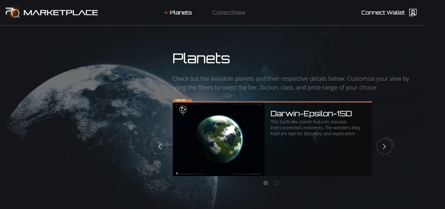 PlanetQuest play2earn web3 gaming blockchain crypto nft gamefi