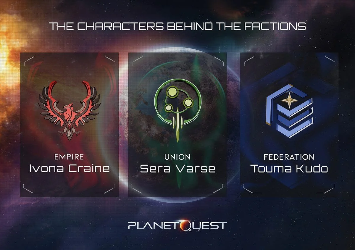 PlanetQuest play2earn web3 gaming blockchain crypto nft gamefi