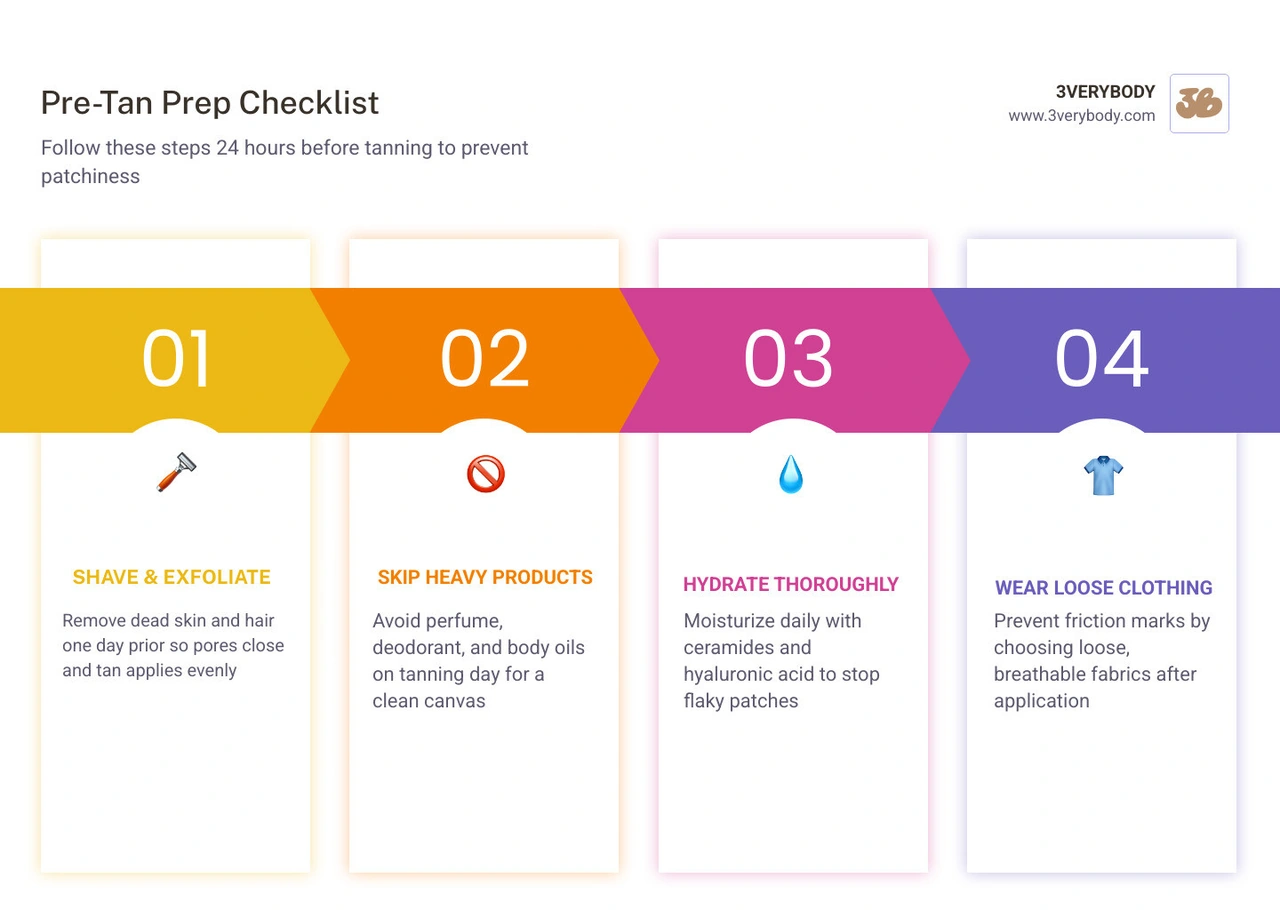 pre-tan prep routine infographic brown background cream icons infographic pre-tan prep routine infographic brown background cream icons infographic