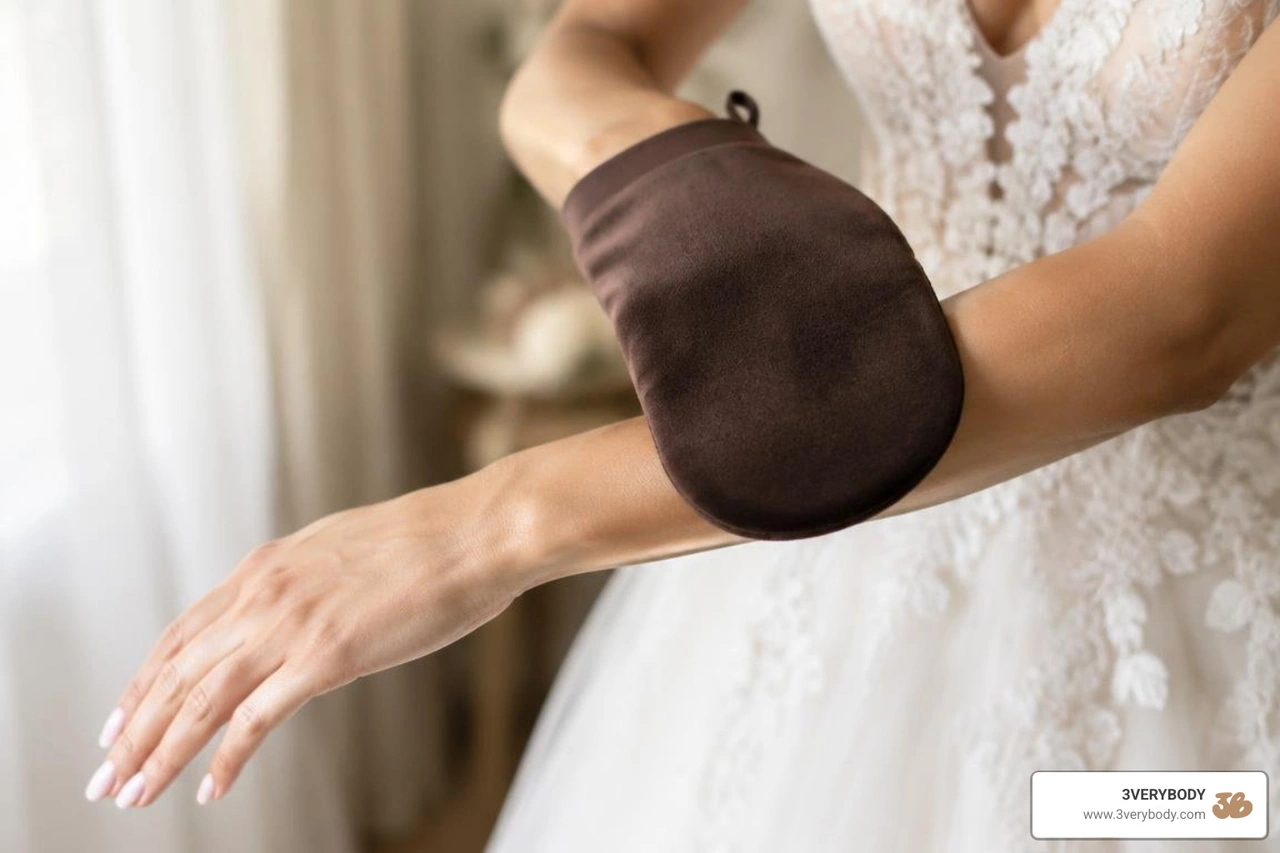 Plan your wedding glow: How many days before my wedding should I self tan? Apply 2 to 3 days prior for a natural, transfer-resistant look.