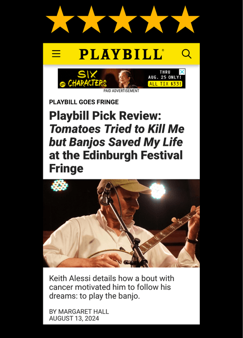 5 STARS- PLAYBILL (EDINBURGH)