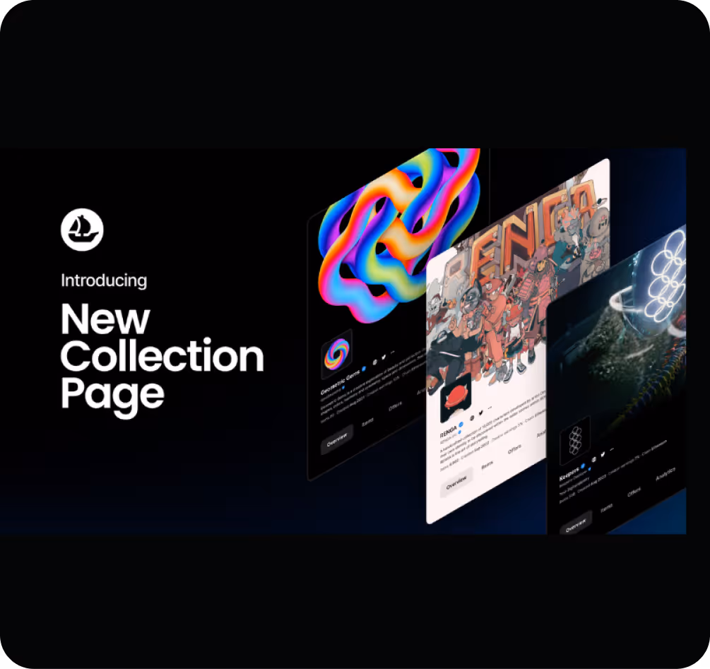 OpenSea’s New, Richer Storytelling on Collection Pages
