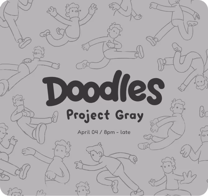 Doodles Announces NFT NYC Gallery, ‘Doodles: Project Gray’