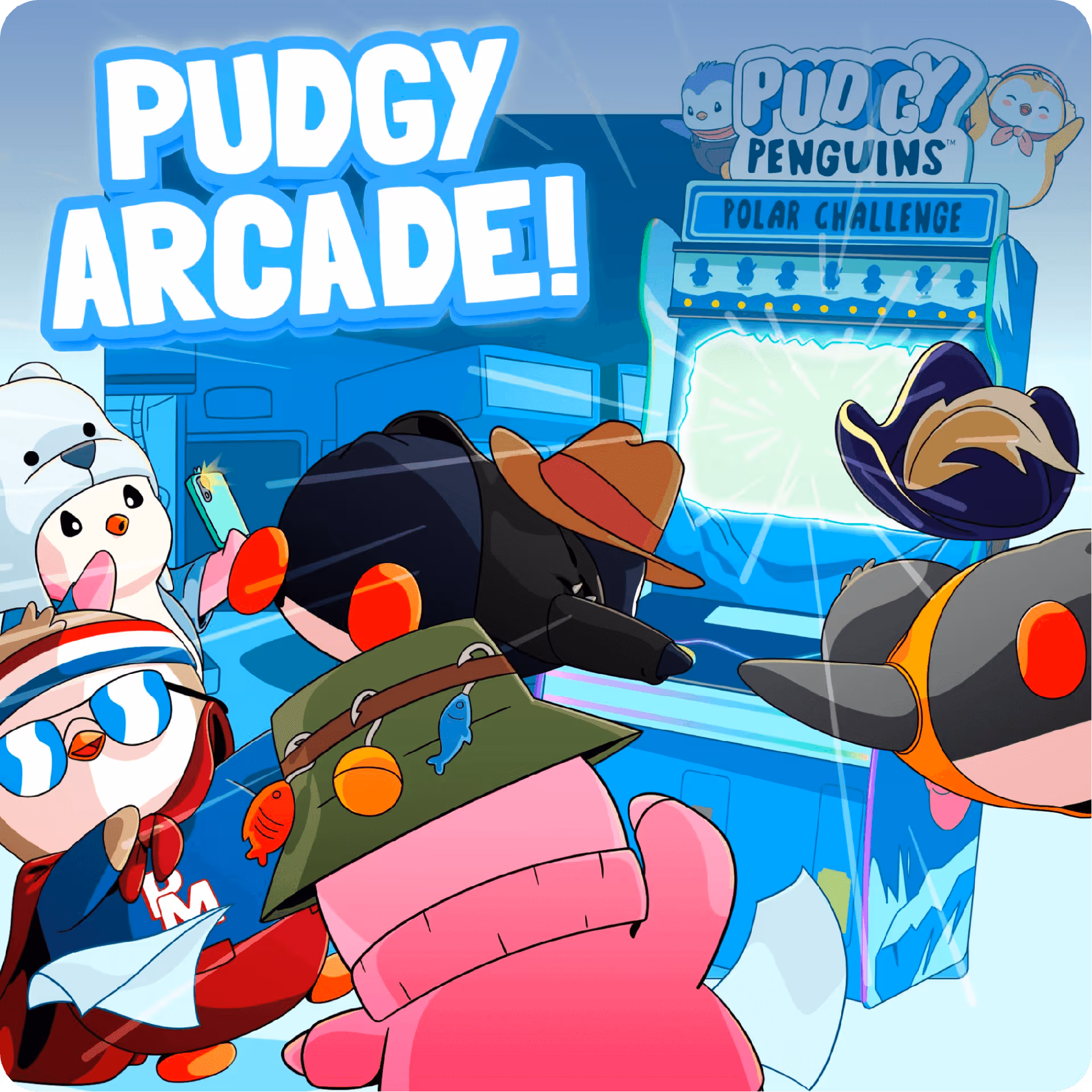 Pudgy Penguins’ Solana activation and Pudgy Arcade