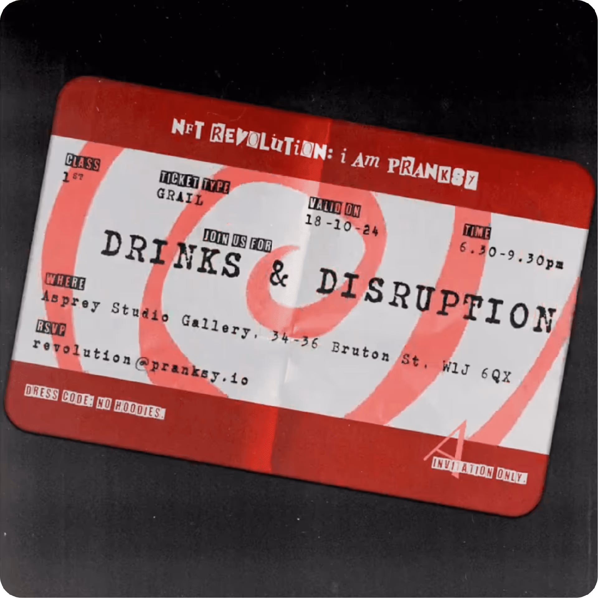 Asprey Studio and Pranksy collaborate for NFT REvolution