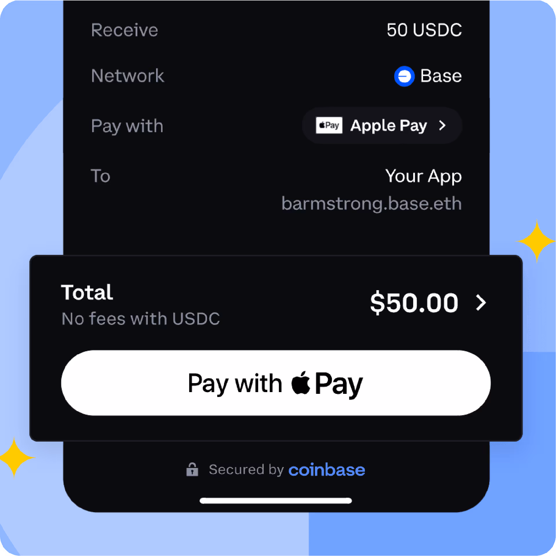 Coinbase integrates crypto with Apple Pay