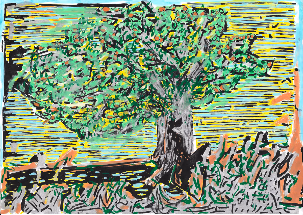 Baum an der Aare