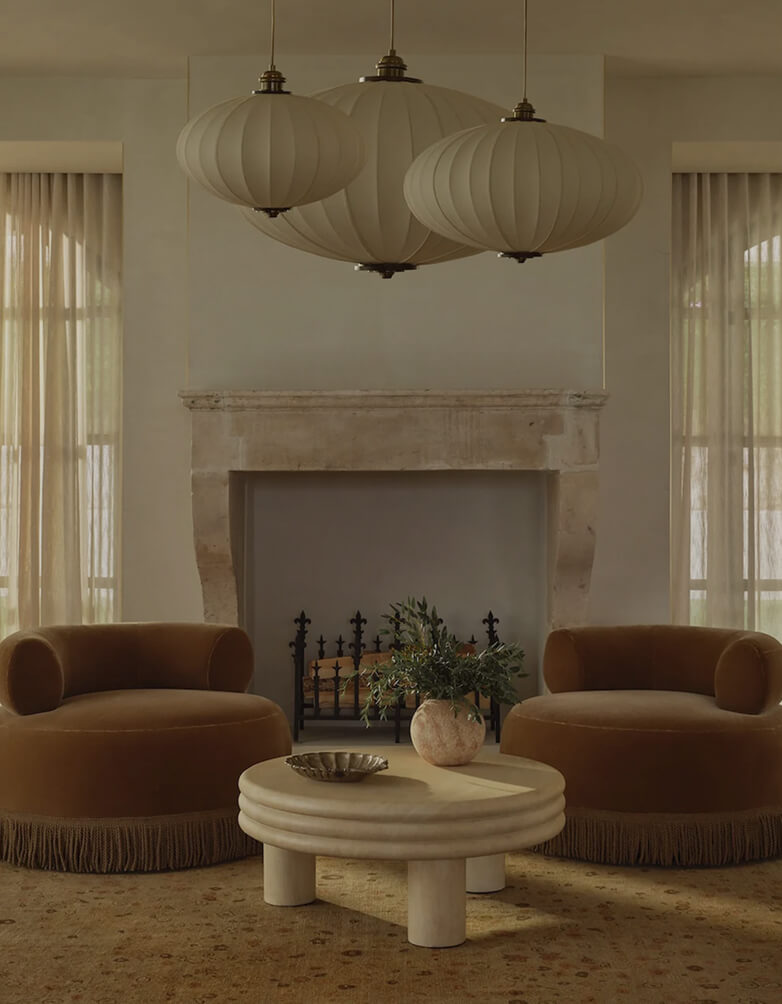 Pieces from the Button Atelier x Co.House Designs furniture collection