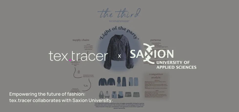 Empowering the future of fashion: tex.tracer collaborates with Saxion University