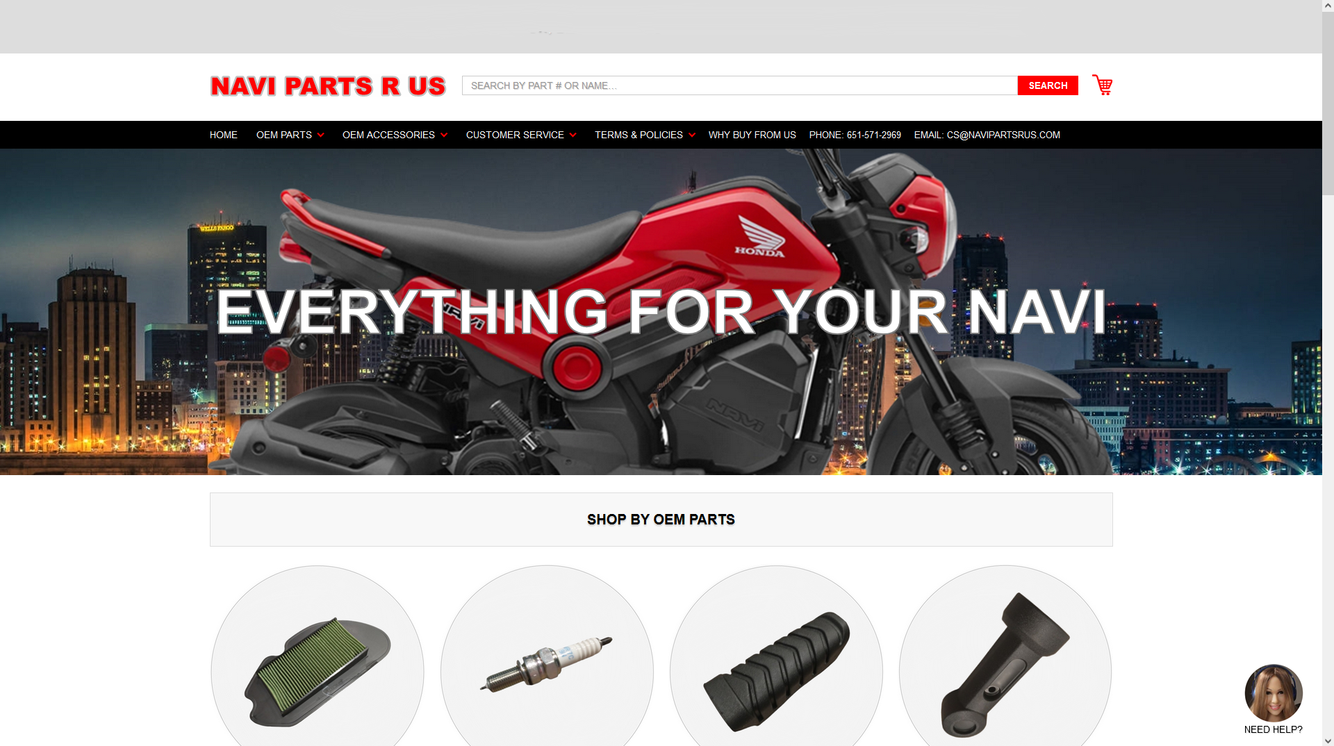 HONDA NAVI 110 OEM PARTS & ACCESSORIES