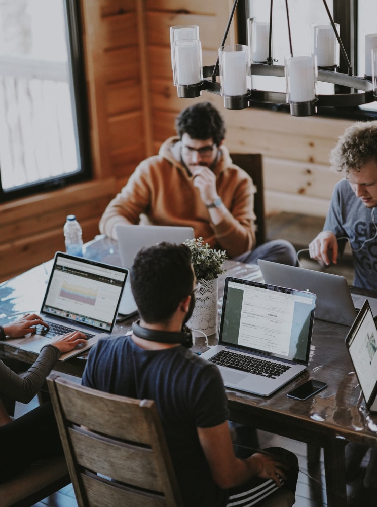 Group of people working