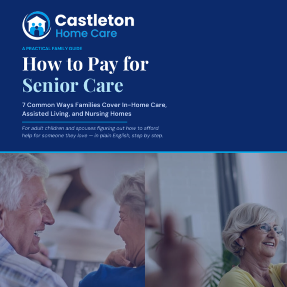 Cover of the guide that explains how to pay for home care, assisted living, or nursing homes for seniors.