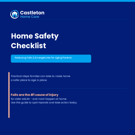 Guide and home safety checklist for seniors to reduce falls and injuries for elderly parents