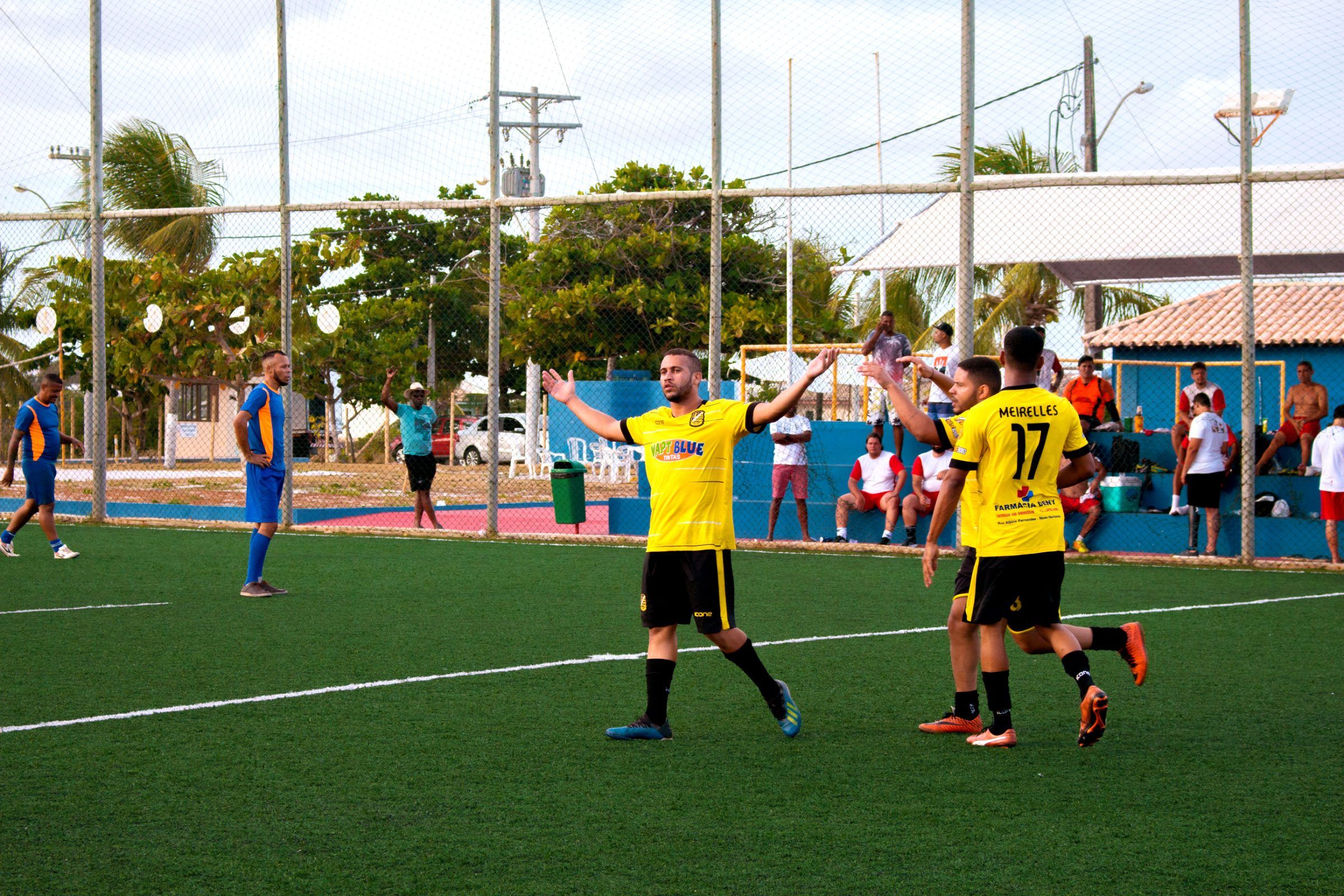 Crowd at a live football match