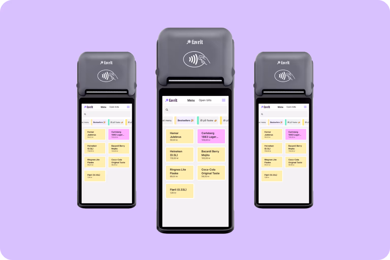 Kassesystem for festivaler