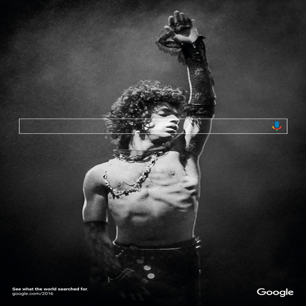 Year In Search: GOOGLE YIS 32x44 Prince 670