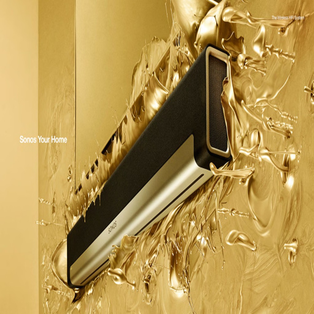 Sonos Your Home: fullbleed Sonos Gold 670