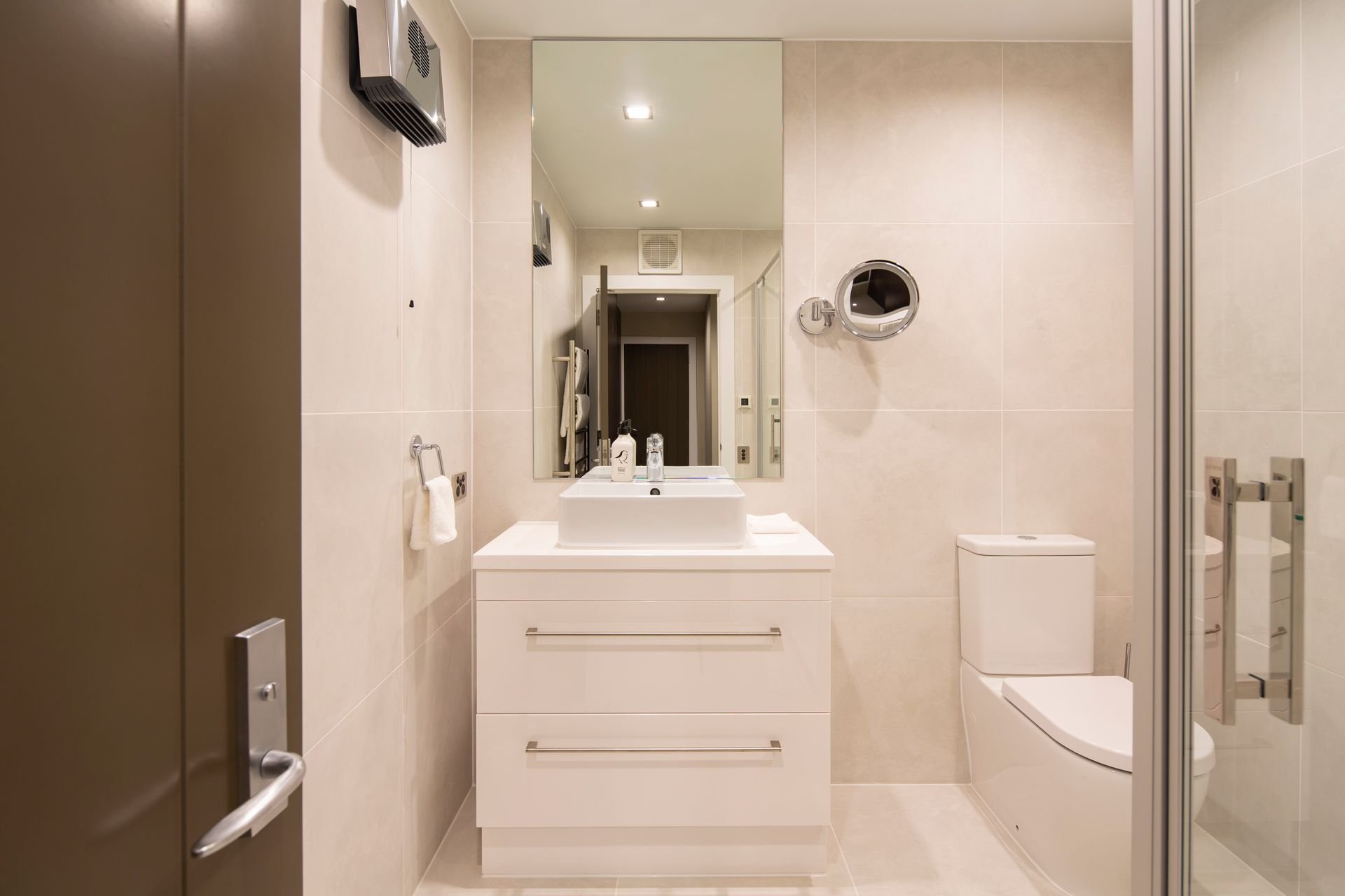 Bathroom with shower at Karamata, Queenstown