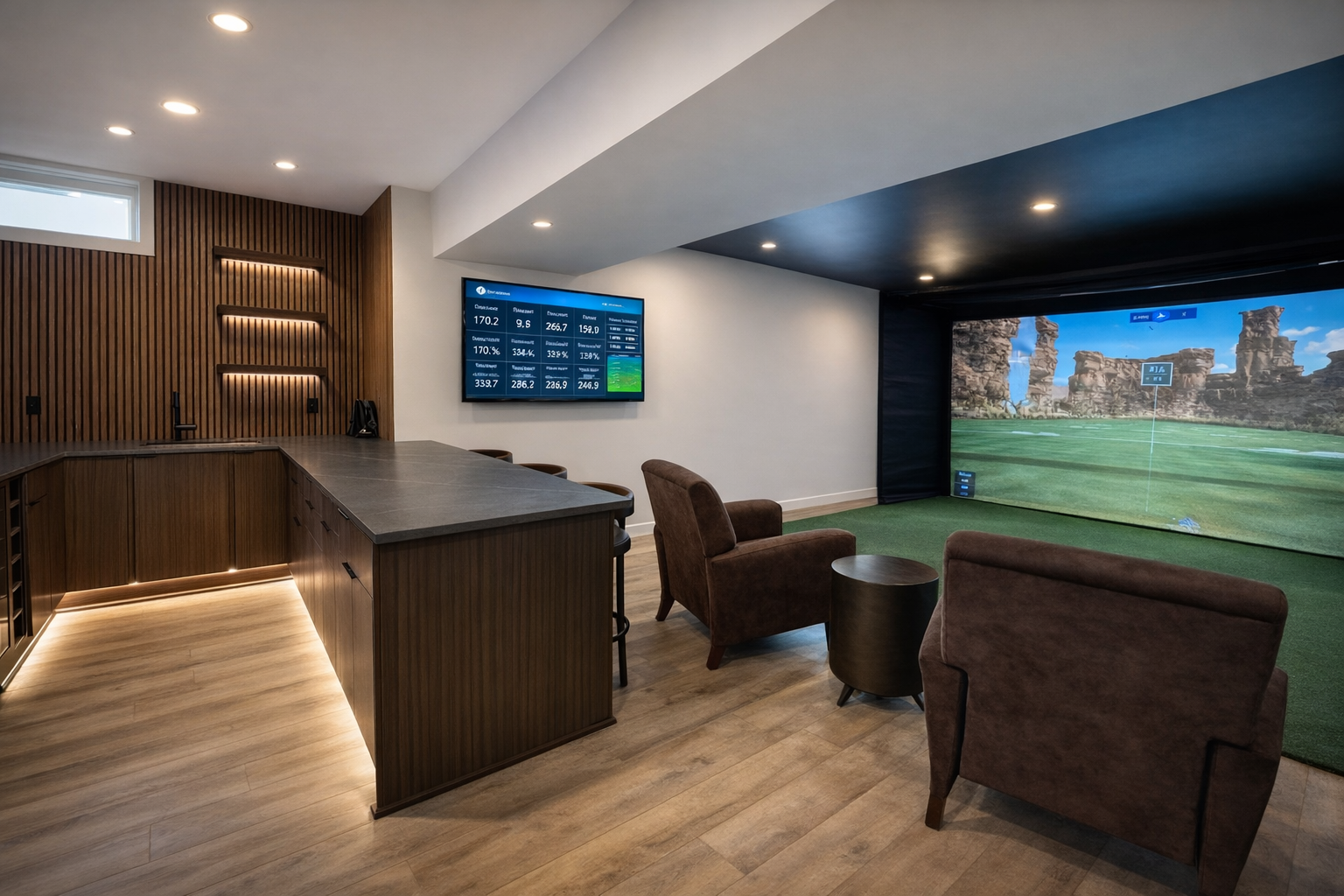 home golf simulators