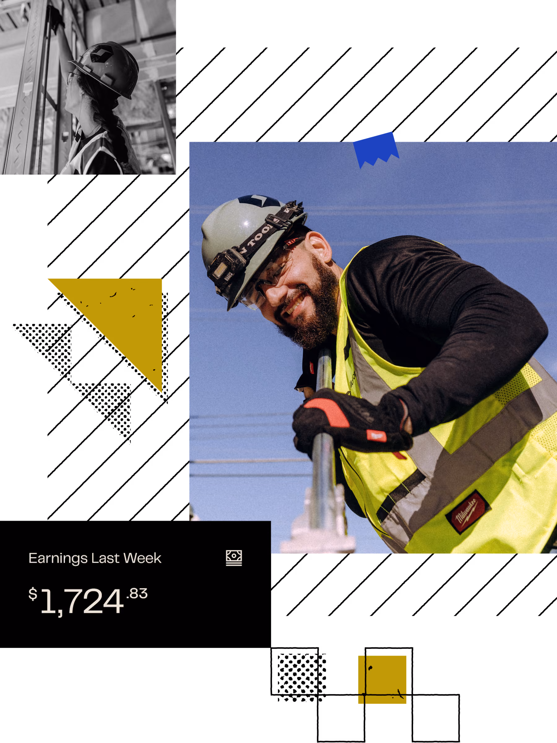Buildforce Electricians working and getting paid