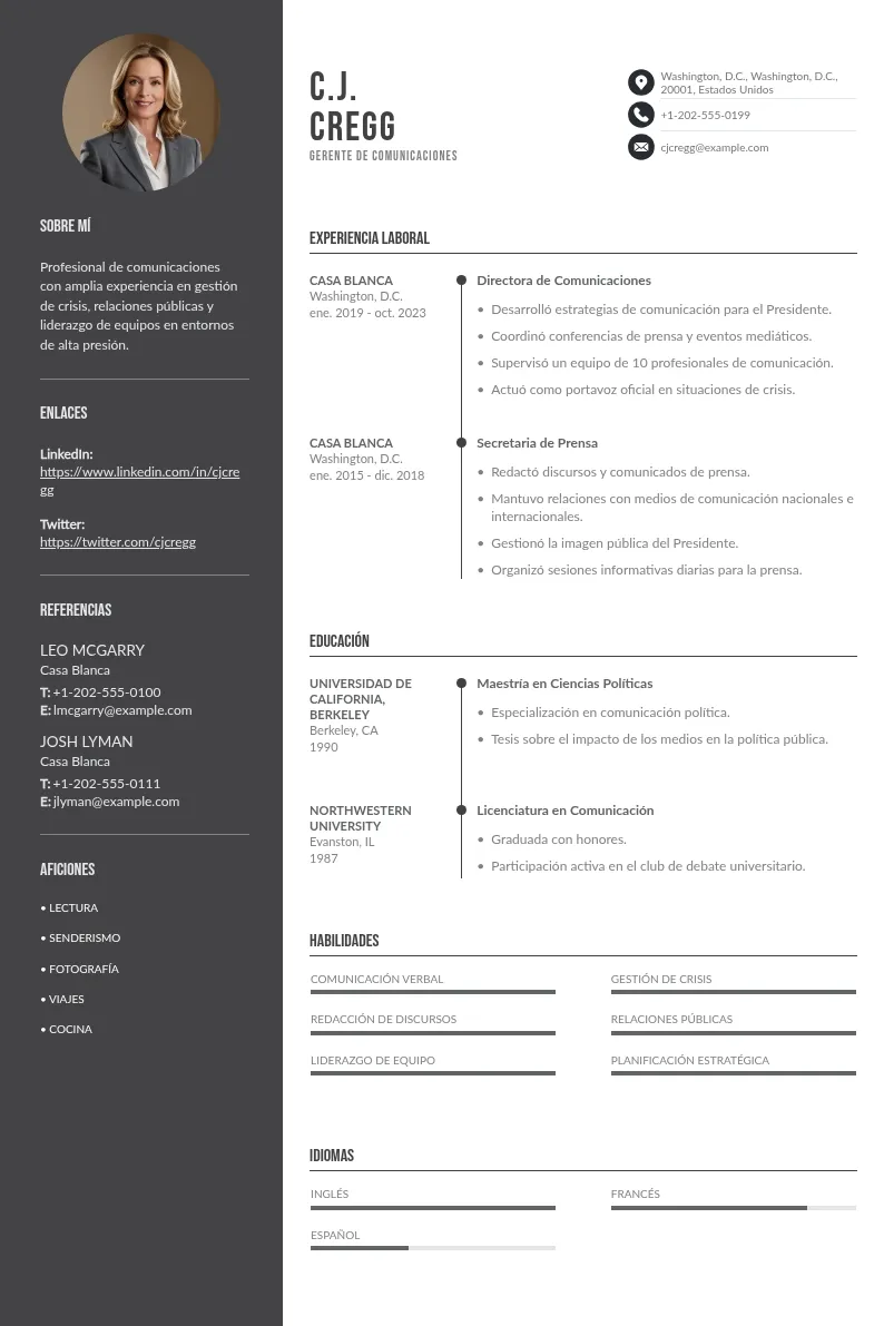 Guía Práctica para Elaborar un CV Efectivo para Gerente de Comunicaciones