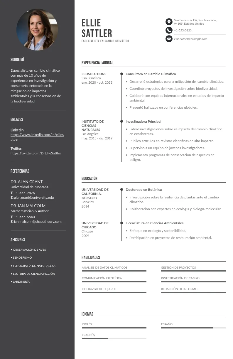 Guía Práctica: Cómo Elaborar un CV Eficaz para Especialista en Cambio Climático