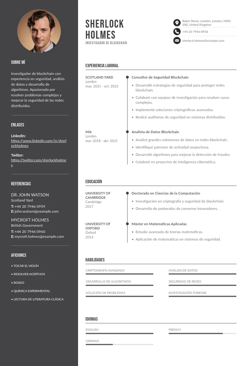 Guía Sencilla para Crear un CV de Investigador de Blockchain