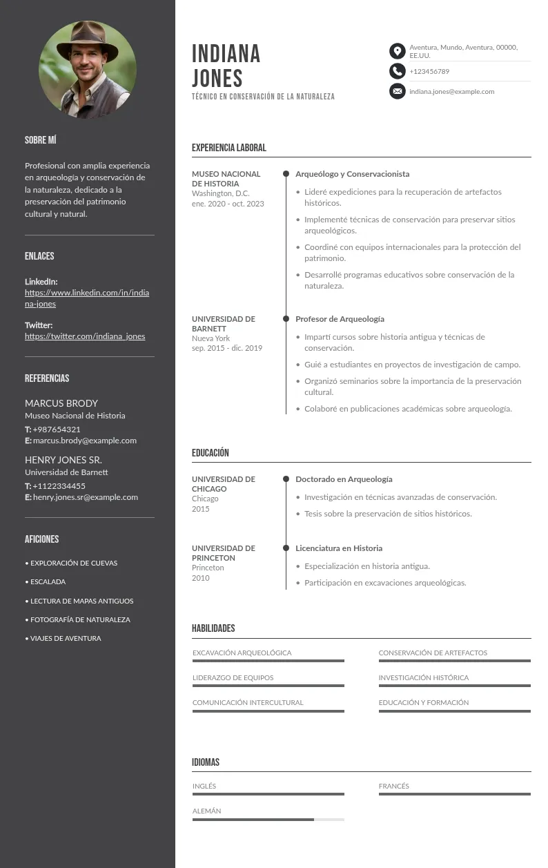 Cómo Elaborar un CV Impactante para Técnico en Conservación de la Naturaleza