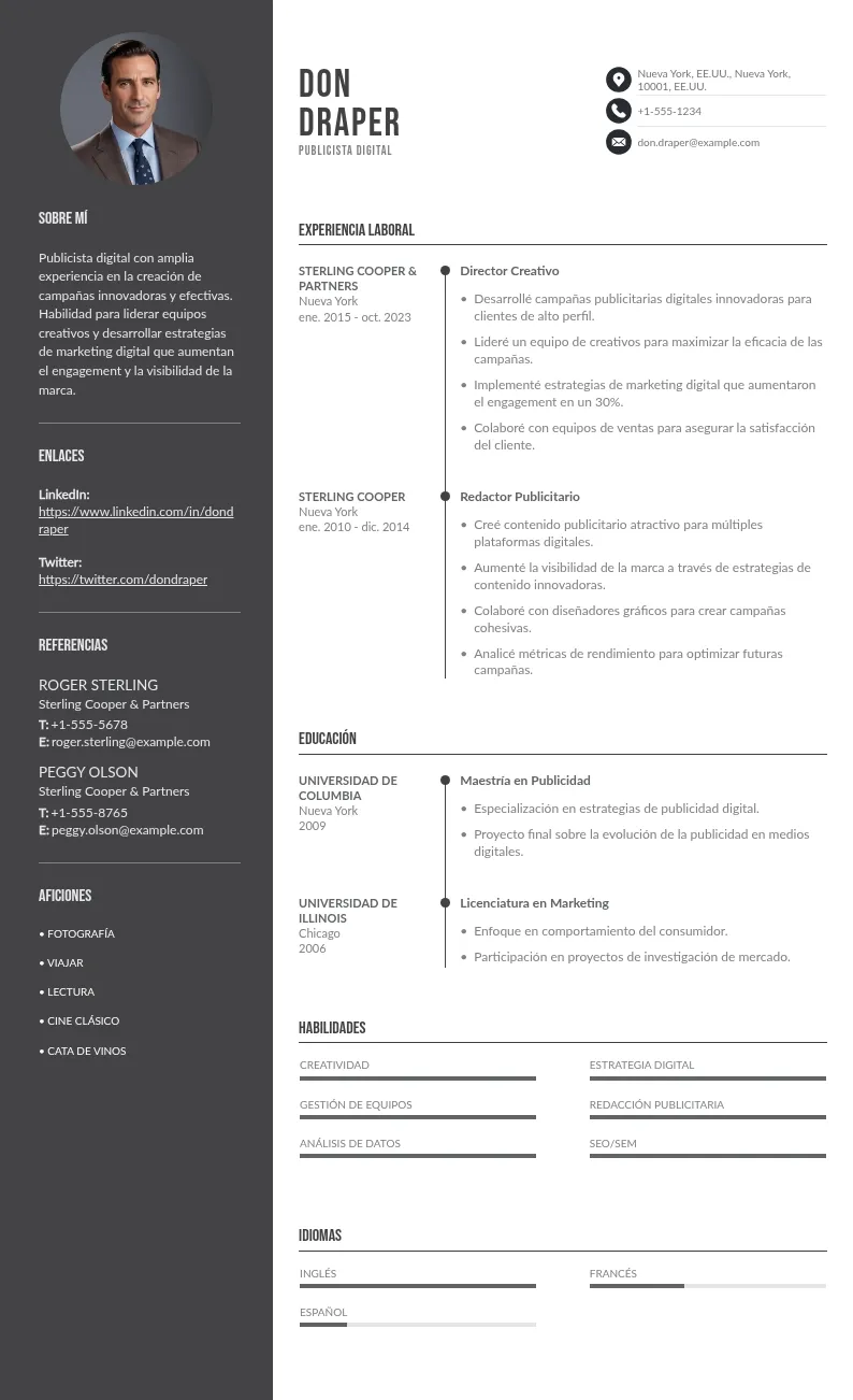 Guía Paso a Paso para Crear un CV Efectivo para Publicistas Digitales