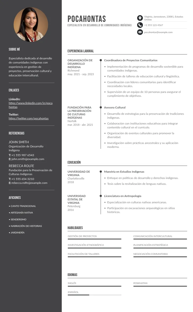 Guía para Elaborar un CV Efectivo para Especialistas en Desarrollo de Comunidades Indígenas