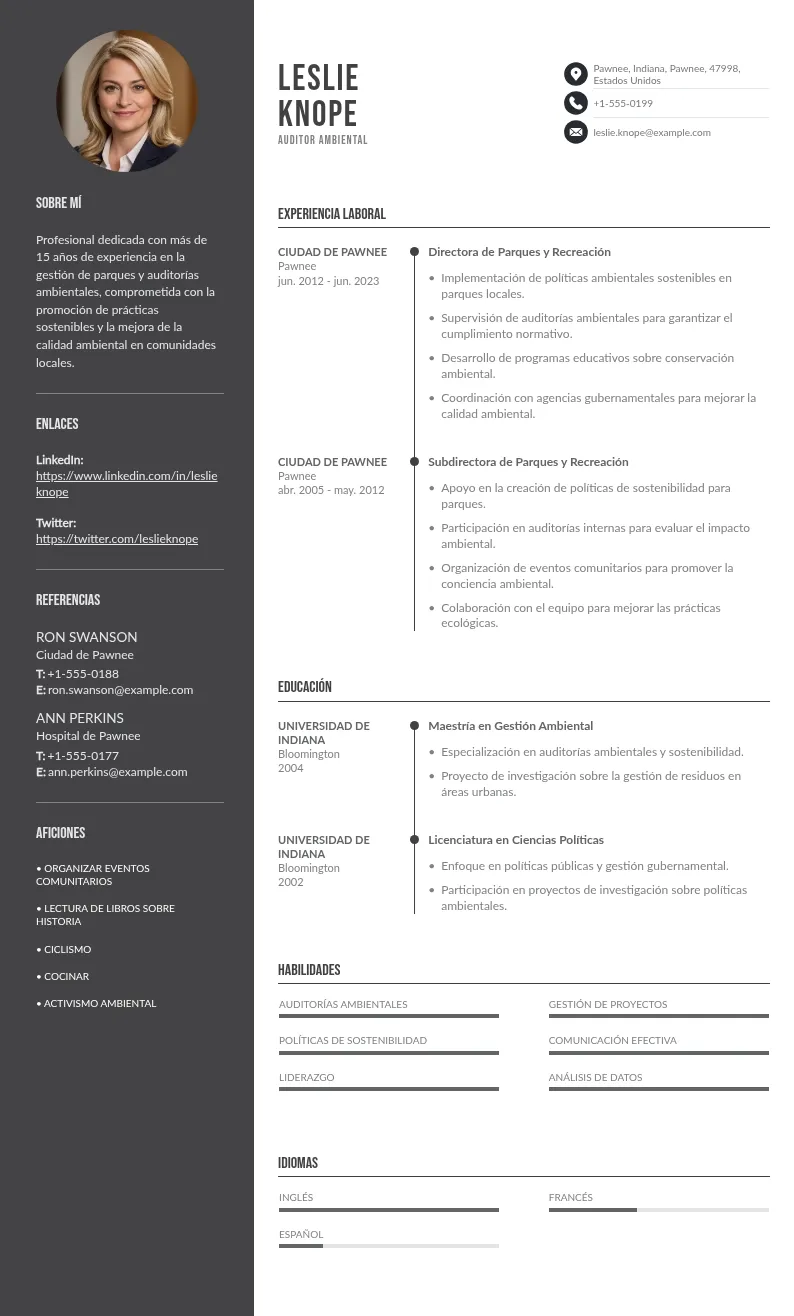 Guía Sencilla para Crear un CV Impactante para Auditor Ambiental