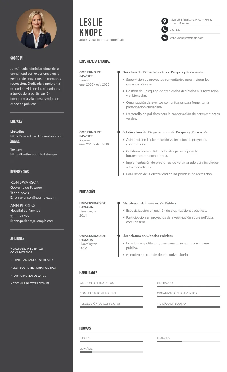 Cómo Crear un CV Administrador de la Comunidad Destacado