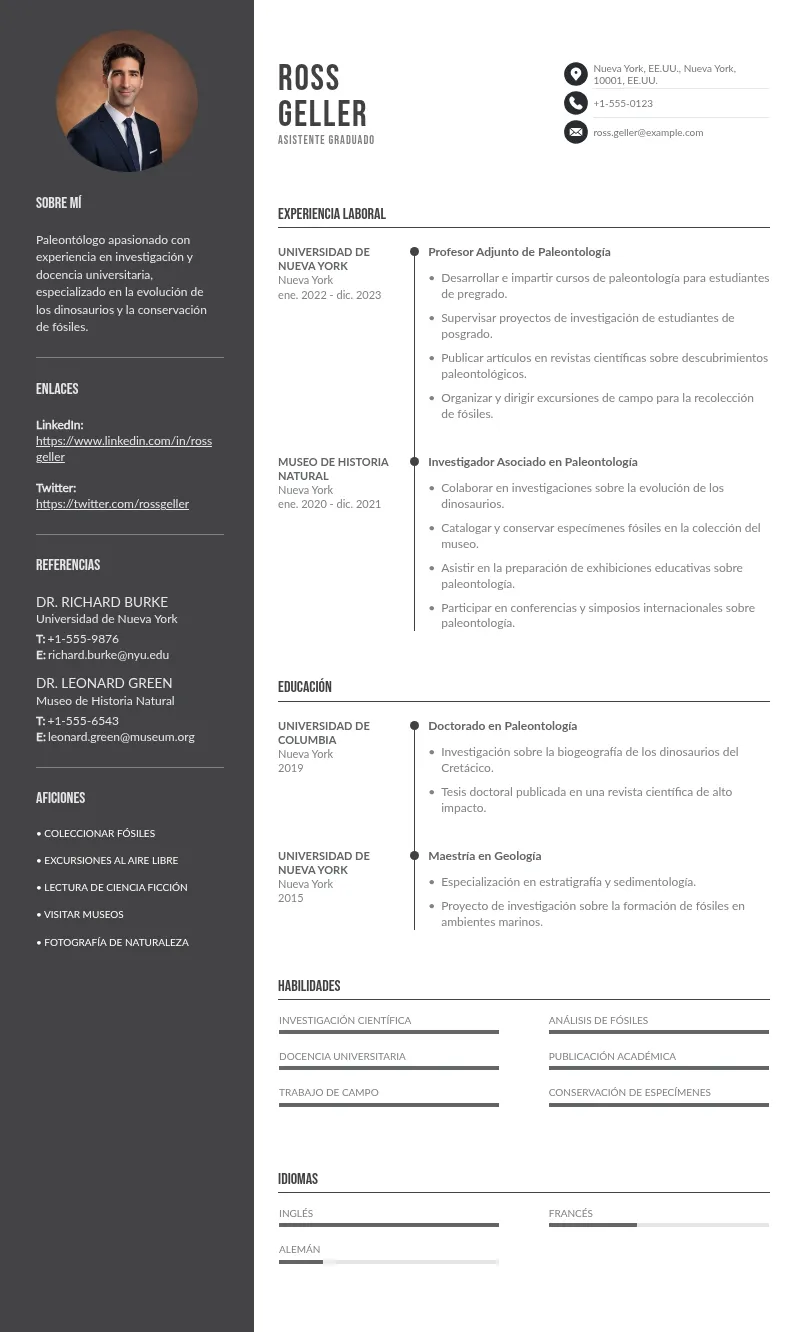 Técnicas efectivas para crear un CV de asistente graduado que destaque
