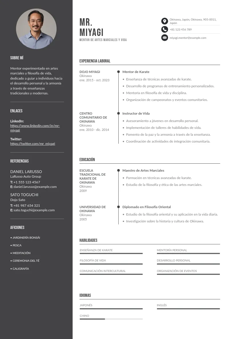 Currículum de mentor: guía completa para crear uno magnífico
