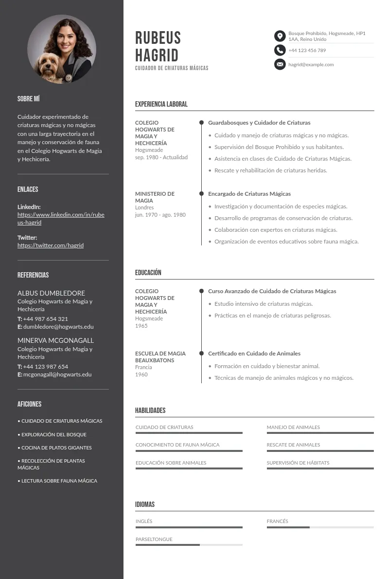 ¡Éxito asegurado! Aprende a crear un cv cuidador de mascotas