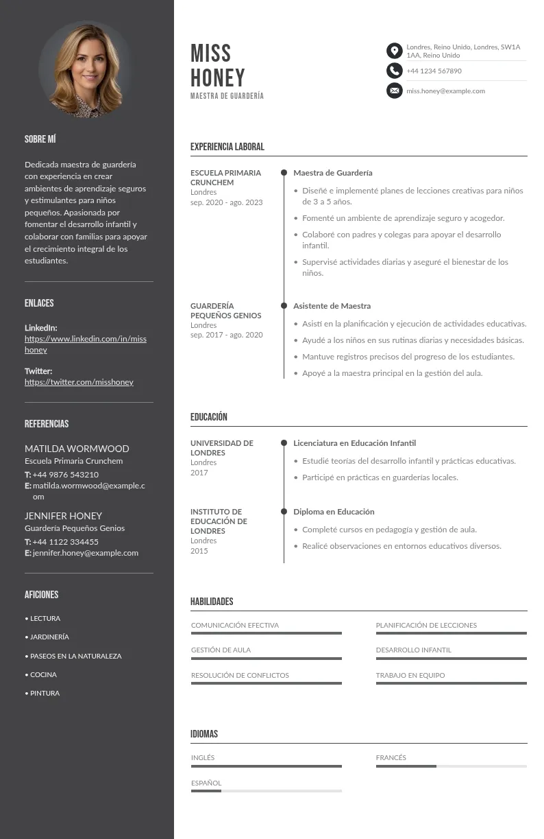 CV maestra de guardería: cómo hacer uno que cause una buena impresión