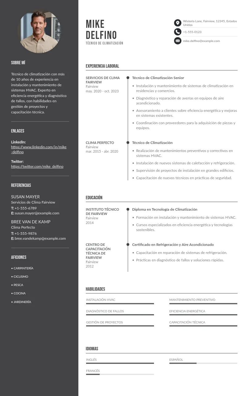 ¿Cómo crear exitosamente tu CV técnico de climatización?